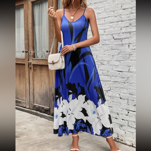 Boho floral print cami dress - Picture 2 of 6